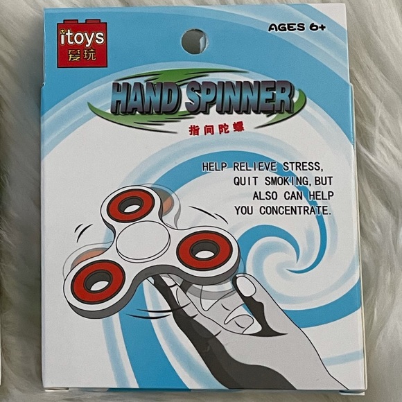 Blue Fidget Hand Spinner - Picture 4 of 4